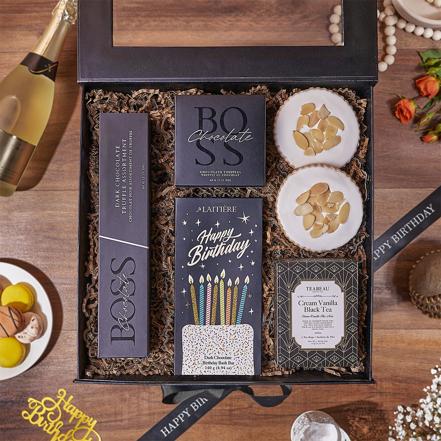 Birthday Bash Dessert Box, birthday gift, birthday, cookie gift, cookie, chocolate gift, chocolate, Rhode Island delivery