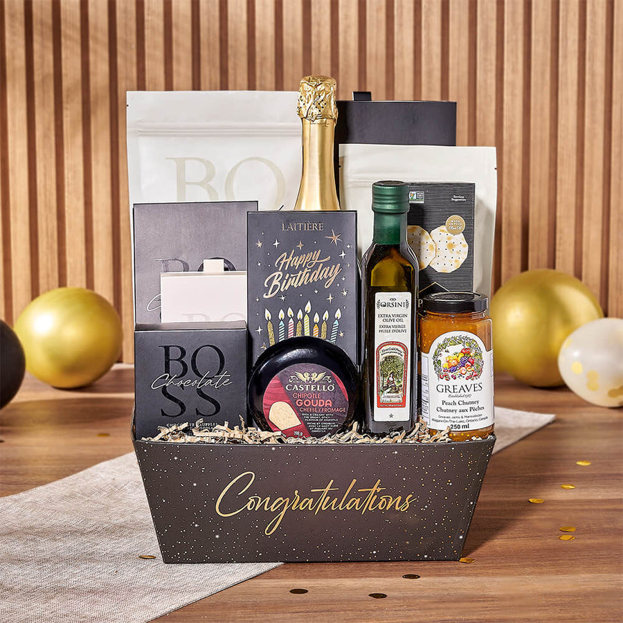 Birthday Party & Champagne Gift, champagne gift, champagne, sparkling wine gift, sparkling wine, chocolate gift, chocolate, Rhode Island delivery