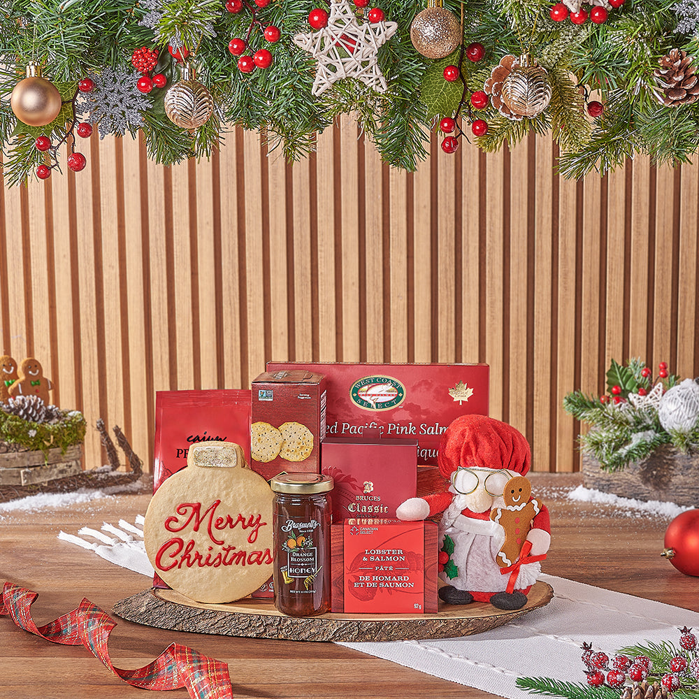 Christmas Milk Chocolate Truffles Set – how the gift is presented