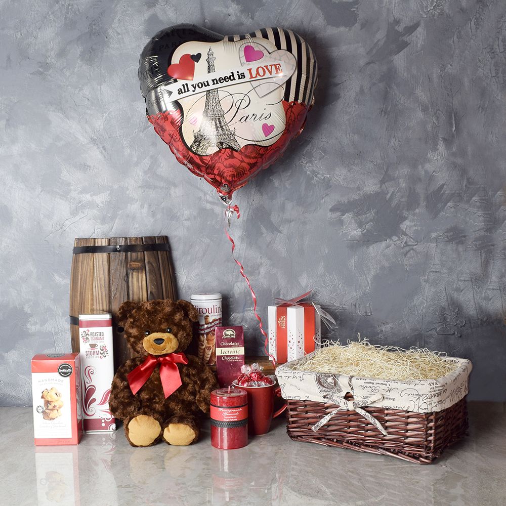 Chocolate and Candle Gift Box – how the gift is presented