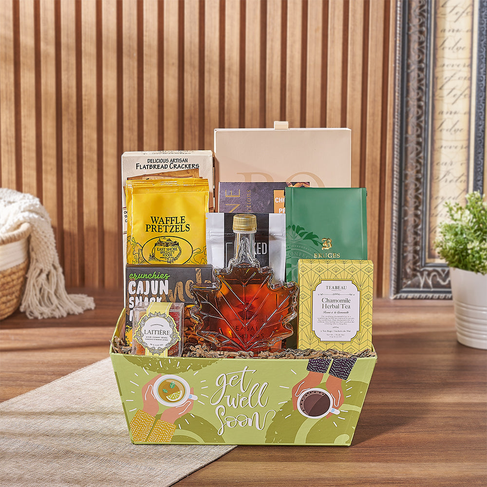 Get Well Soon Treats Gift Box – how the gift is presented