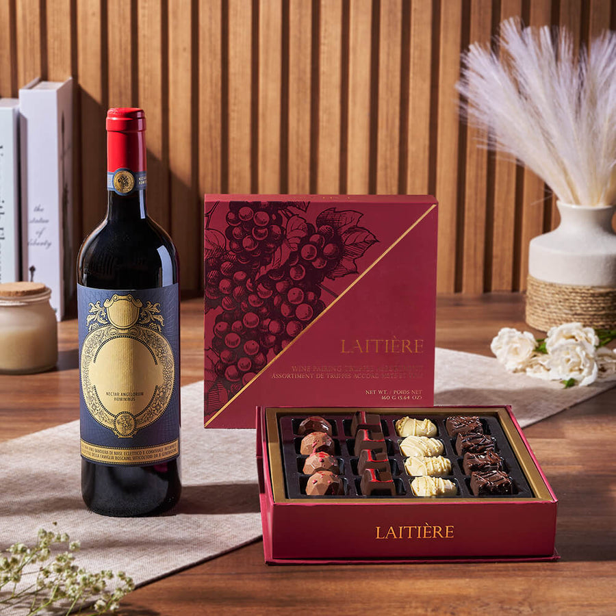 Perfect Duo Wine Gift Set from Rhode Island Baskets - Wine Gift Basket - Rhode Island Delivery