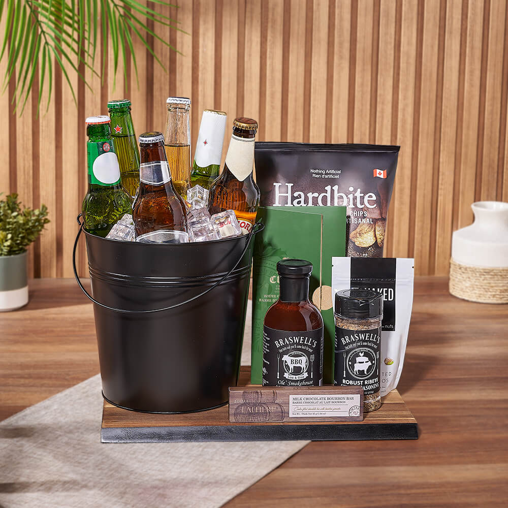 Assorted Beer Snack Gift – how the gift is presented