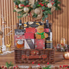 Ample Holiday Wine & Treats Basket, christmas gift, christmas, wine gift, wine, holiday gift, holiday, Rhode Island Delivery 