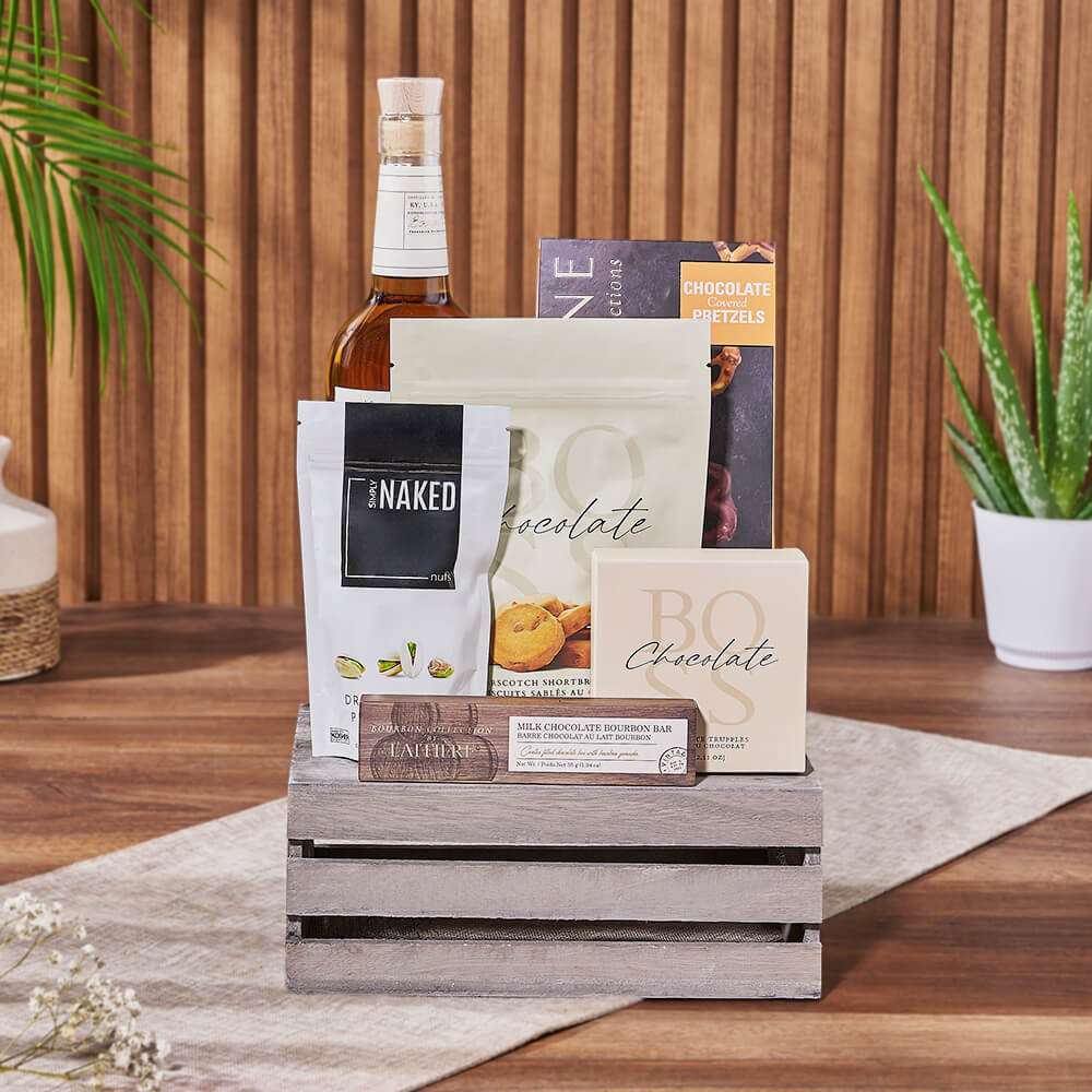 Annex Liquor &amp; Snack Basket from Rhode Island Baskets - Rhode Island Delivery