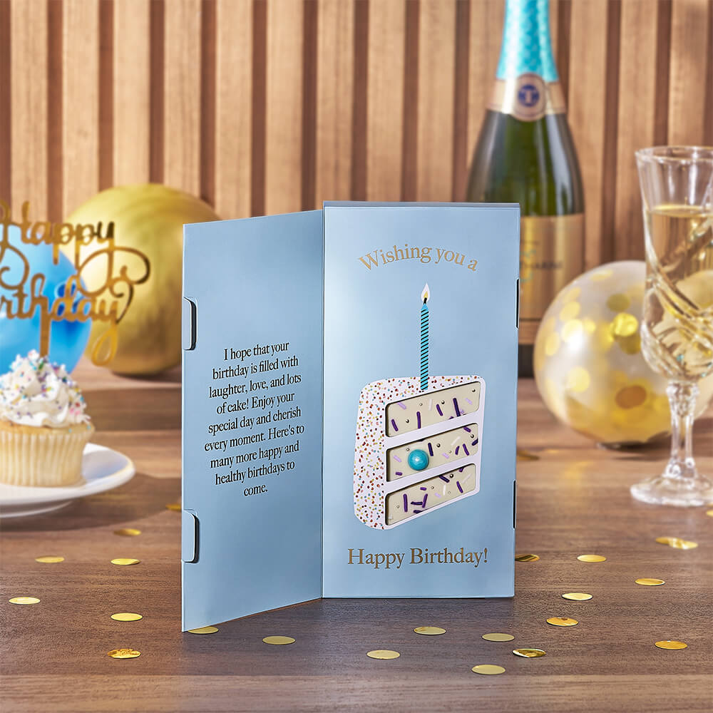 Birthday Wine Gift with Plush Bear – how the gift is presented