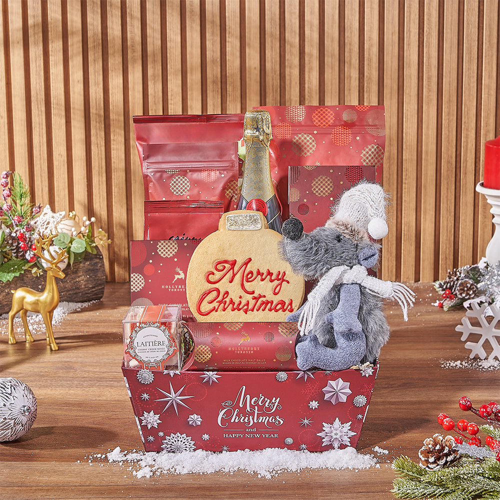 Bubbly Holiday Gift Set, champagne gift, champagne, christmas gift, christmas, holiday gift, holiday, Rhode Island delivery