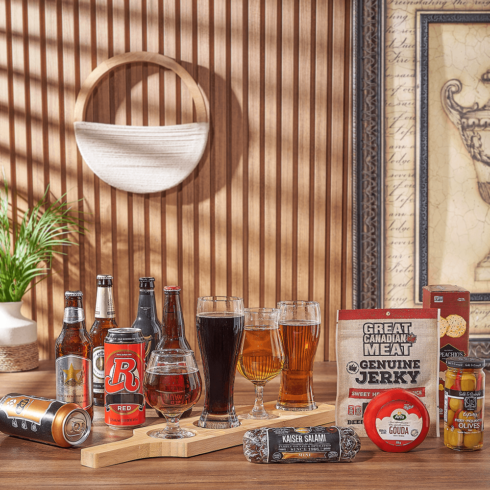 Charcuterie &amp; Beer Flight Gift, beer gift, beer, charcuterie gift, charcuterie, beer flight gift, beer flight, Rhode Island delivery