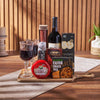 Cheese & Salami Gift Set with Wine from Rhode Island Baskets - Wine Gift Basket - Rhode Island Delivery