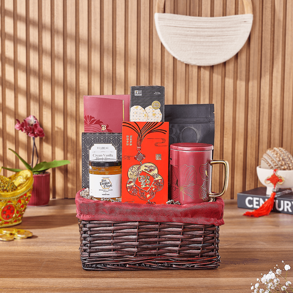 Chinese New Year Tea Time Gift, chinese new year gift, chinese new year, lunar new year gift, lunar new year, tea gift, tea, Rhode Island delivery