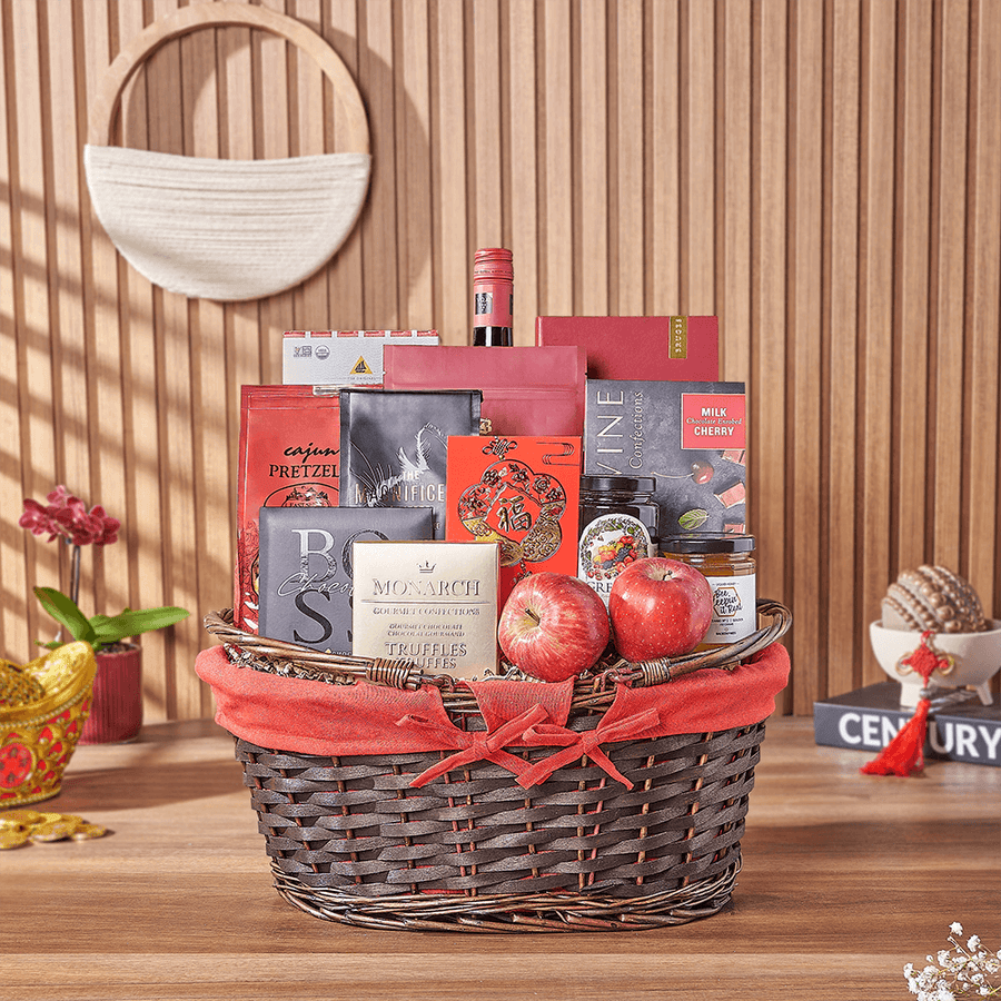 Chinese New Year Wine & Feast Gift, wine gift, wine, chinese new year gift, chinese new year, lunar new year gift, lunar new year, Rhode Island delivery