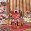 Christmas Chocolate & Wine Gift Board from Rhode Island Baskets - Wine Gift Basket - Rhode Island Delivery