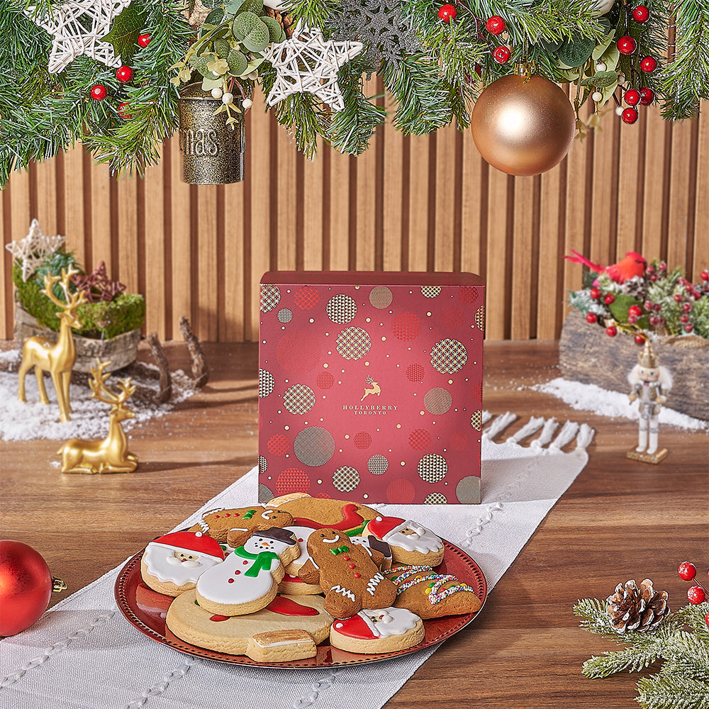 Handmade Christmas Cookie Box – how the gift is presented