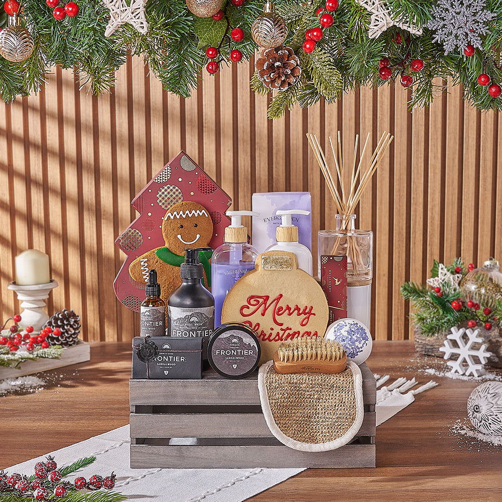 Holiday Relaxation Spa Gift Set – how the gift is presented