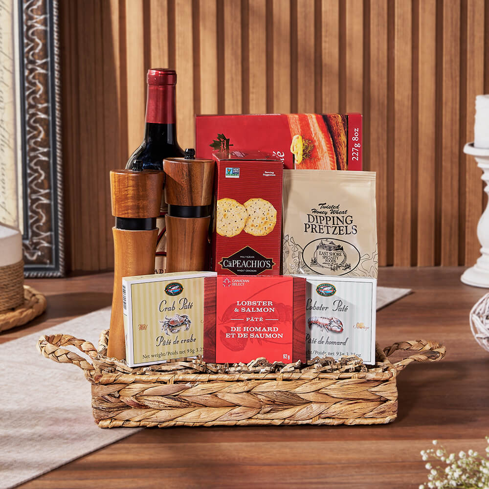 Complete Seafood &amp; Wine Gift, wine gift, wine, seafood gift, seafood, Rhode Island delivery