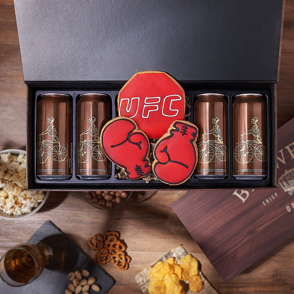 Craft Beer &amp; Boxing Gift Box, beer gift, beer, sports gift, sports, boxing gift, boxing, Rhode Island delivery
