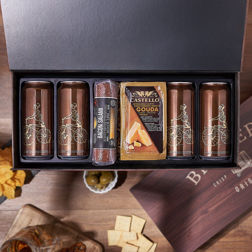 Craft Brew &amp; Charcuterie Gift Box, charcuterie gift, charcuterie, beer gift, beer, Rhode Island delivery