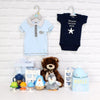 Deluxe Basket for a Baby Boy from Rhode Island Baskets - Rhode Island Delivery