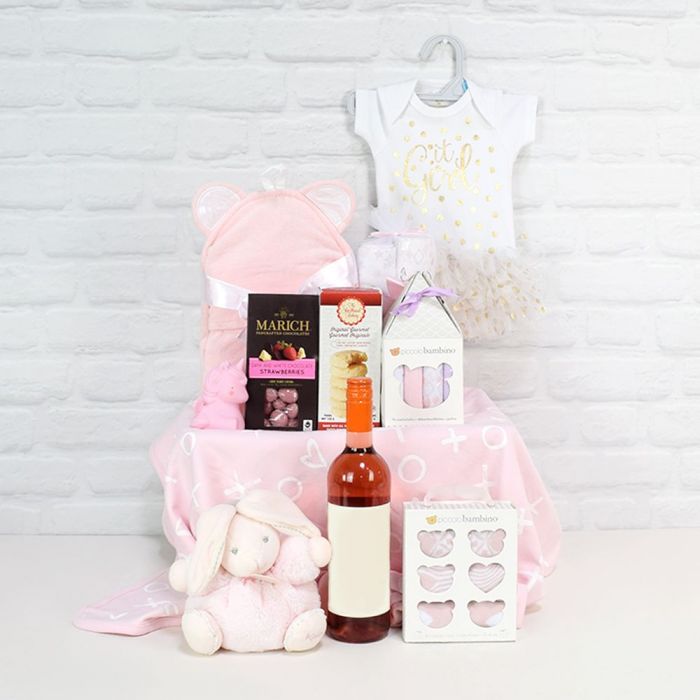 Deluxe Mommy & Baby Girl Gift Basket from Rhode Island Baskets - Rhode Island Delivery