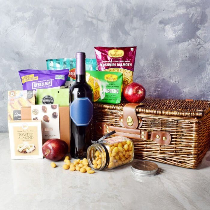 Diwali Gift Basket With Sparkling Gifts &amp; Goodies from Rhode Island Baskets - Rhode Island Delivery