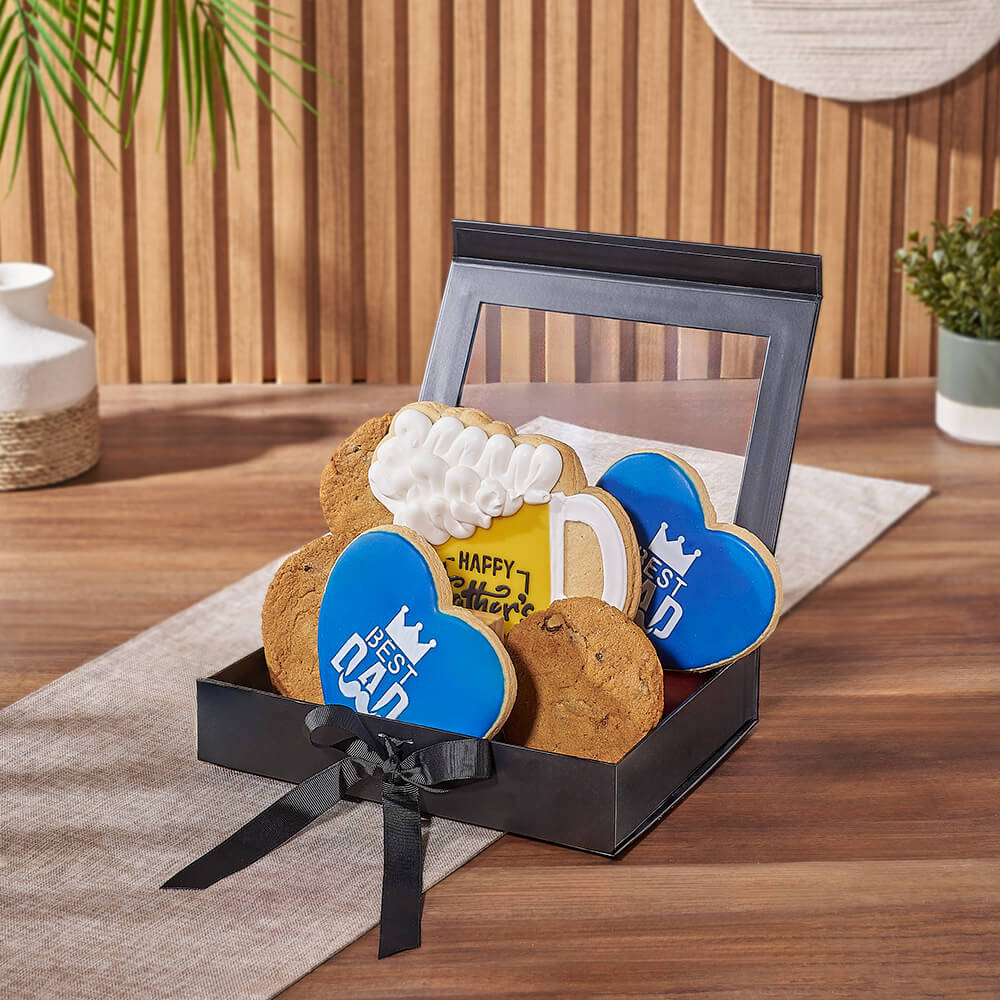 Father's Day Assorted Cookies – how the gift is presented