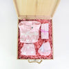 Girl's Arrival Crate from Rhode Island Baskets - Baby Gift Set - Rhode Island Delivery.