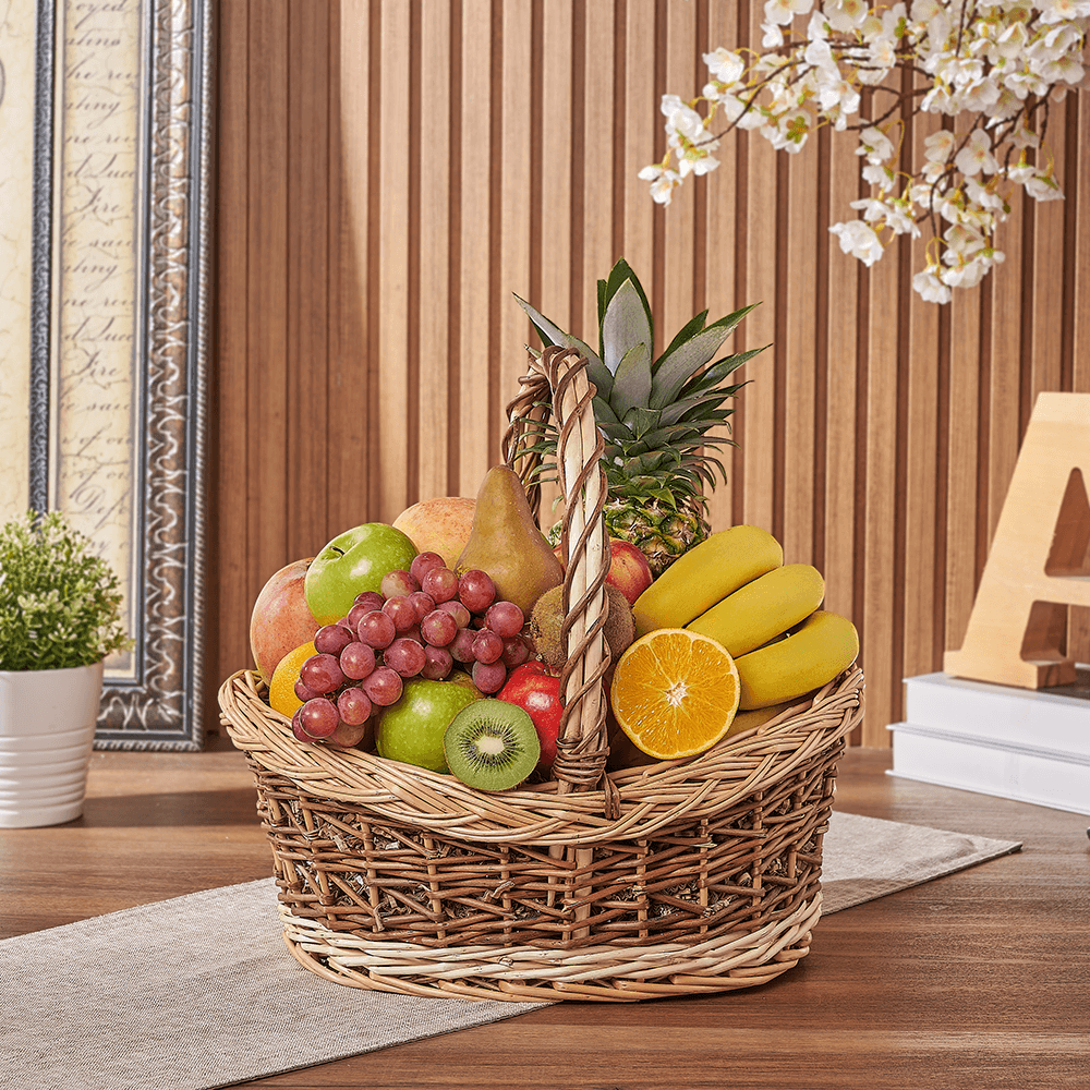 Custom Get Well Soon Gift Basket - Halal Fresh Fruit Gift