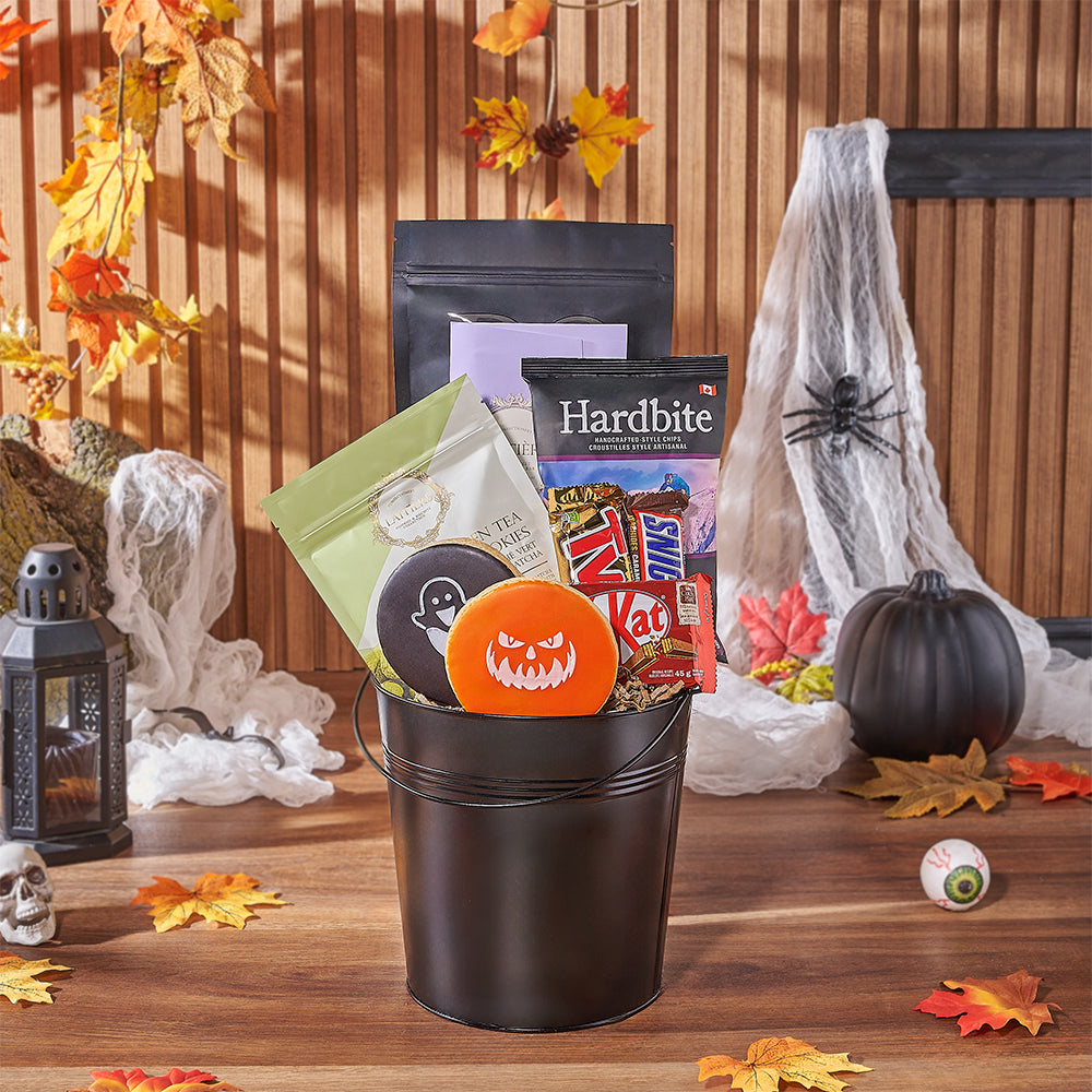 Halloween Tricks &amp; Treats Gift Basket, halloween gift, halloween, candy gift, candy, chocolate gift, chocolate, Rhode Island delivery