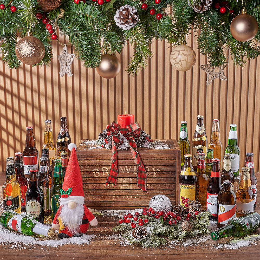 Holiday Beer Gift Box, beer gift, beer, christmas gift, christmas, holiday gift, holiday, Rhode Island delivery
