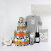 “Huggies & Chuggies” Celebration Gift Set from Rhode Island Baskets - Champagne Gift Basket - Rhode Island Delivery