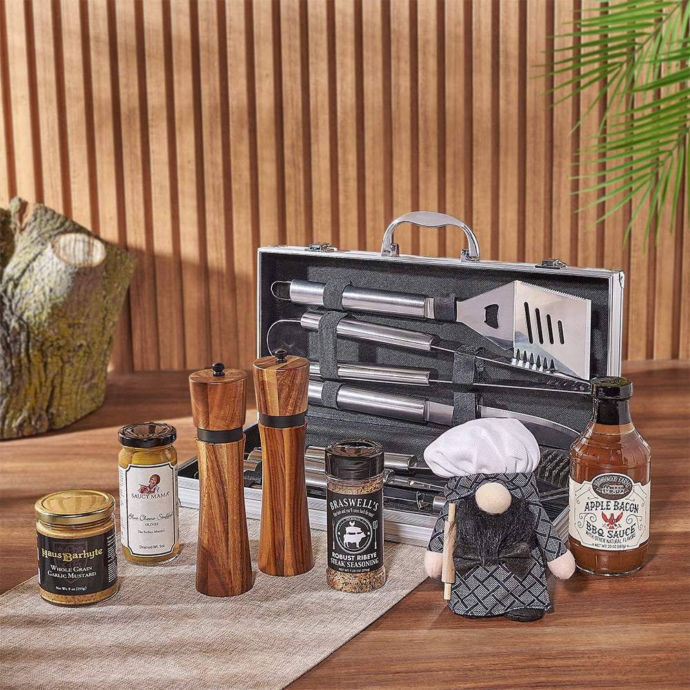 Mediterranean Grilling Gift Set from Rhode Island Baskets - Grill &amp; Bbq Gift Basket - Rhode Island Delivery