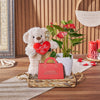 Mississauga Valentine’s Day Basket from Rhode Island Baskets - Champagne Gift Set - Rhode Island Delivery