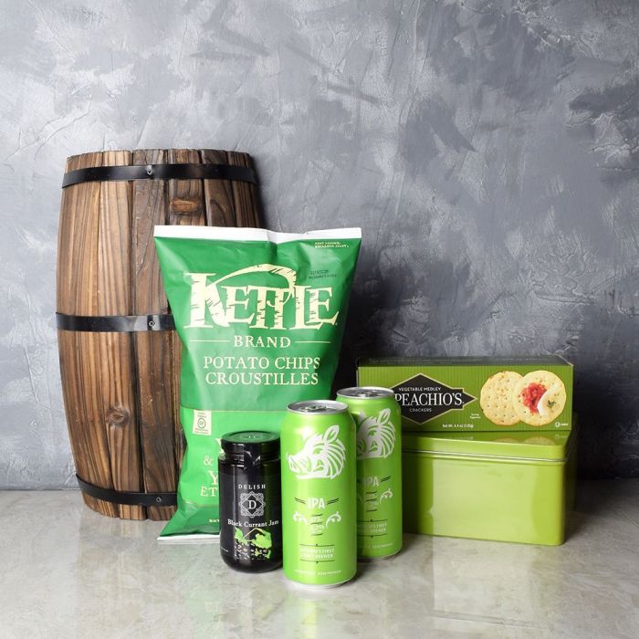 Palmerston St. Patrick’s Day Basket from Rhode Island Baskets - Beer Gift Set - Rhode Island Delivery