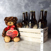 Parkdale Valentine’s Day Gift Crate from Rhode Island Baskets - Beer Gift Set - Rhode Island Delivery