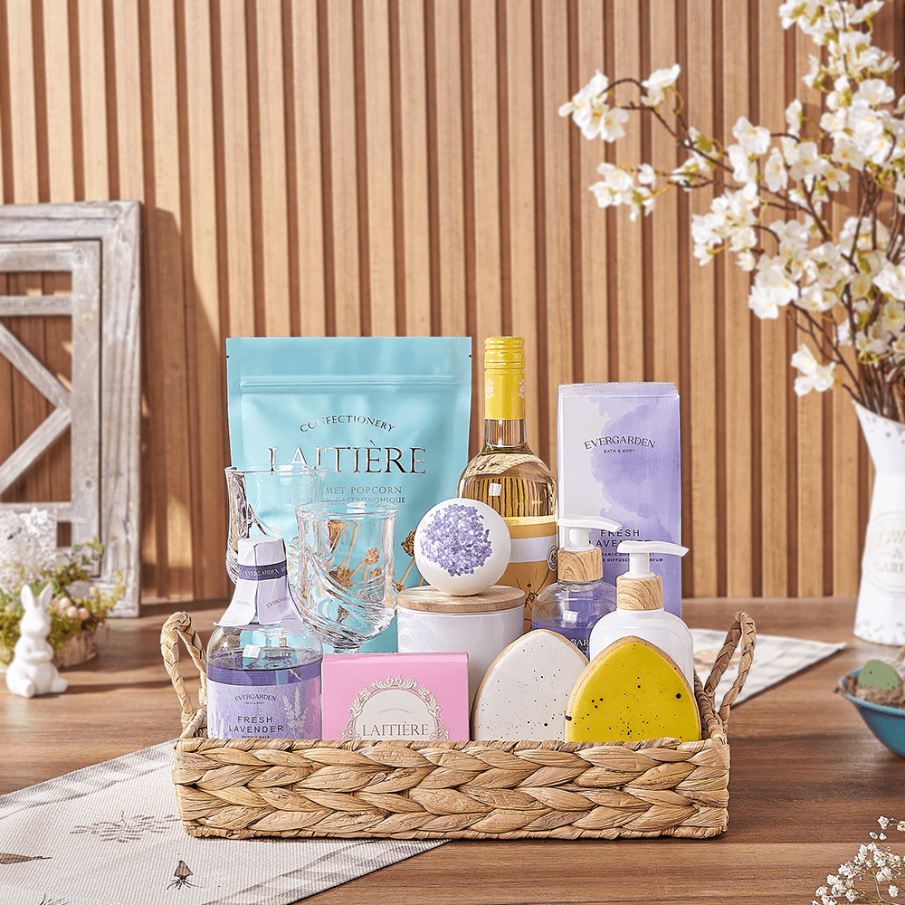 Relaxing Easter Spa &amp; Wine Gift
