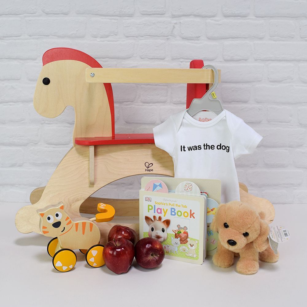 Rock &amp; Roll Baby Gift Basket from Rhode Island Baskets - Rhode Island Delivery