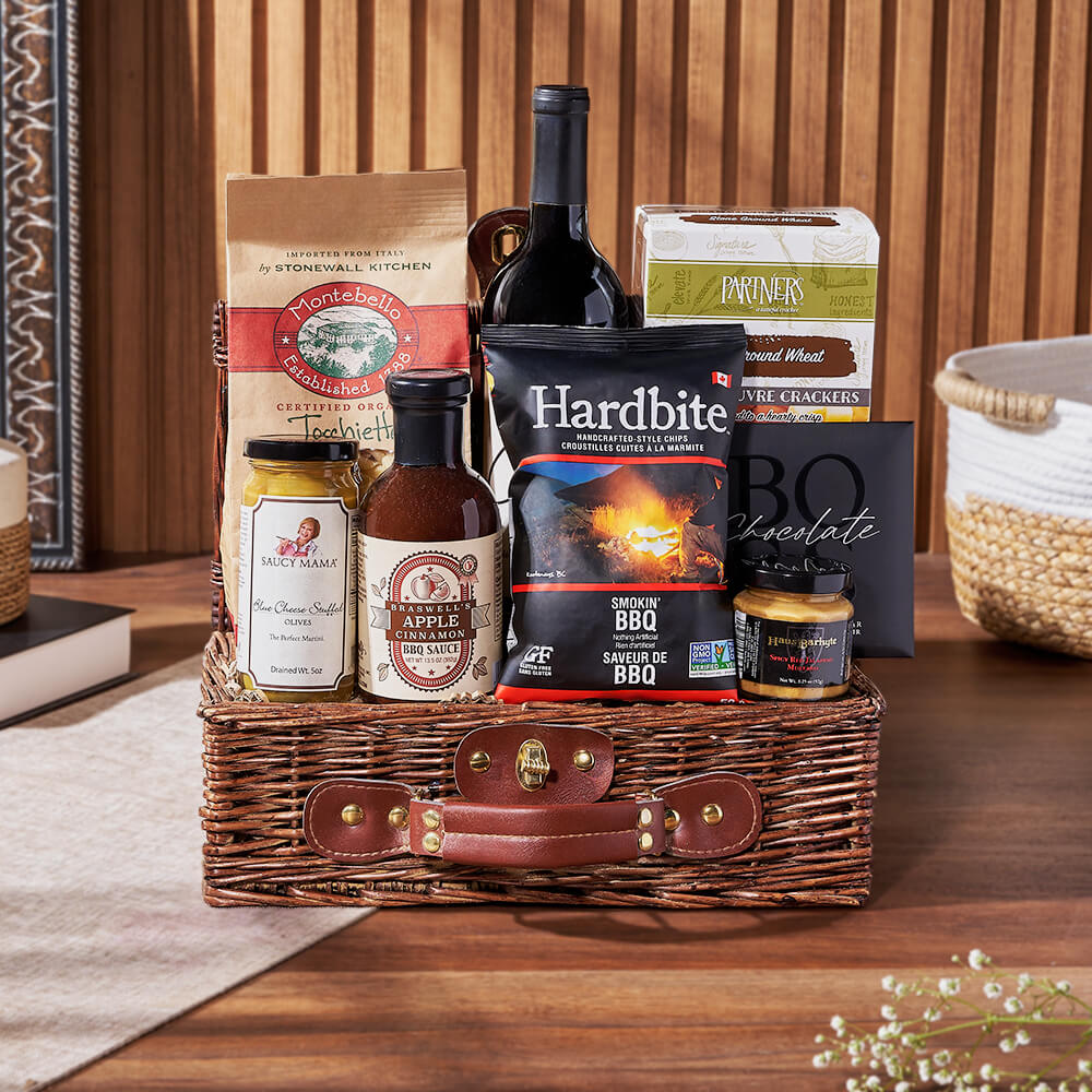A gourmet gift, the Savory Supper &amp; Wine Set is a sophisticated way to celebrate any occasion - Rhode Island Delivery