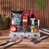 Smokin’ BBQ Grill Gift Set with Wine from Rhode Island Baskets - Wine Gift Basket - Rhode Island Delivery