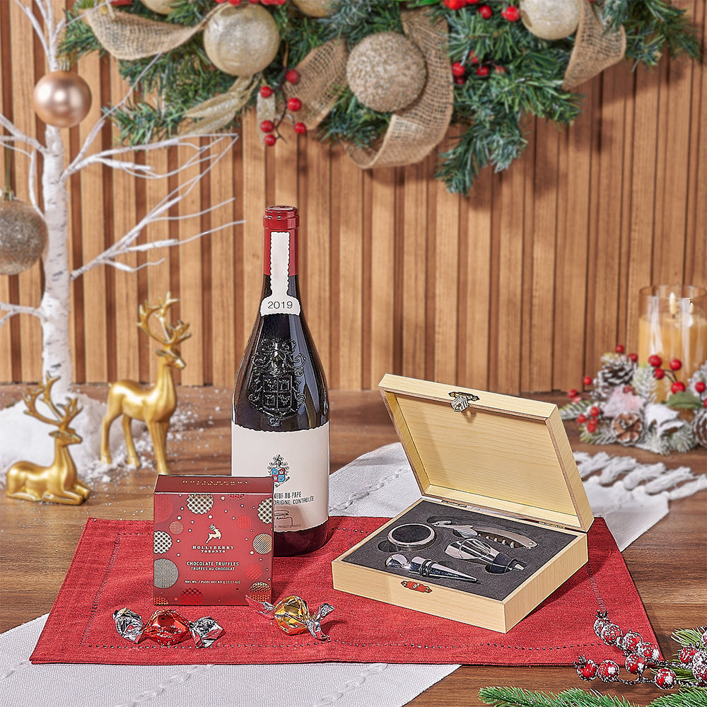 Snowman’s Wine &amp; Chocolate Pairing, wine gift, wine, chocolate gift, chocolate, Christmas gift, christmas, Rhode Island delivery