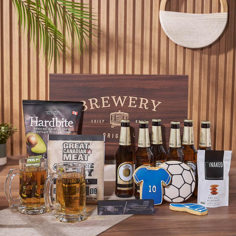 Sports Fan &amp; Beer Gift Set from Rhode Island Baskets - Beer Gift Basket - Rhode Island Delivery
