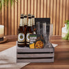 St. James Town Beer & Snack Basket - from Rhode Island Baskets - Beer Gift Set - Rhode Island Delivery