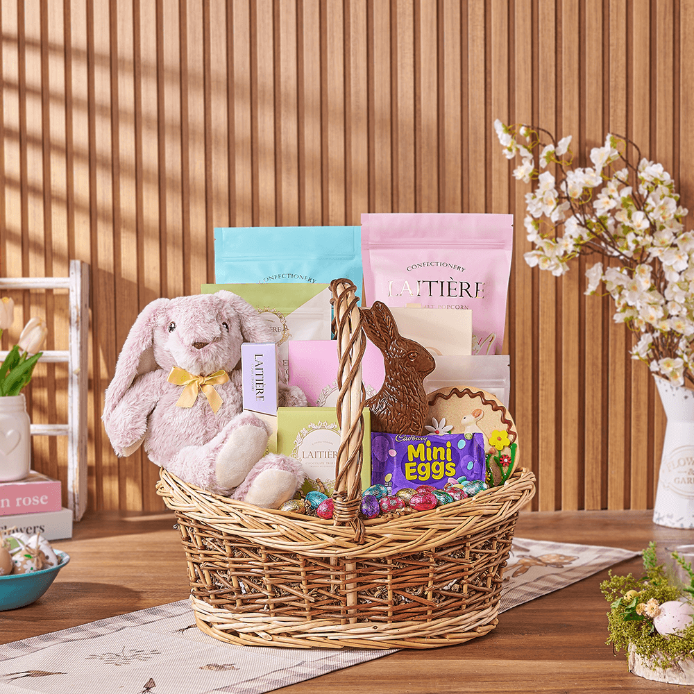 Sweet Easter Gift Basket, easter gift, easter, chocolate gift, chocolate, easter basket, Rhode Island delivery