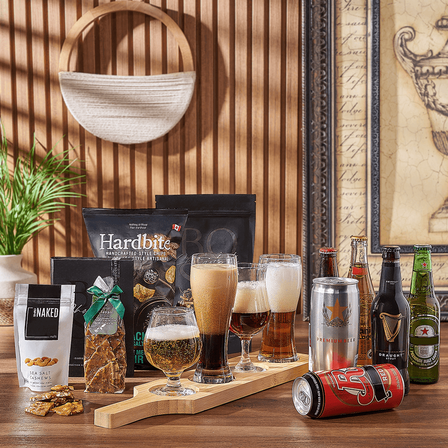 Sweet & Salty Beer Flight Sampler, beer gift, beer, chocolate gift, chocolate, Rhode Island delivery