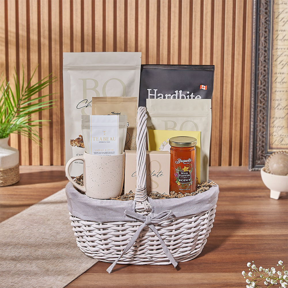 The Sparkling Snack Gift Basket from Rhode Island Baskets - Gourmet Gift Set - Rhode Island Delivery