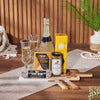 Toast to Meat & Cheese Champagne Basket from Rhode Island Baskets - Champagne Gift Set - Rhode Island Delivery