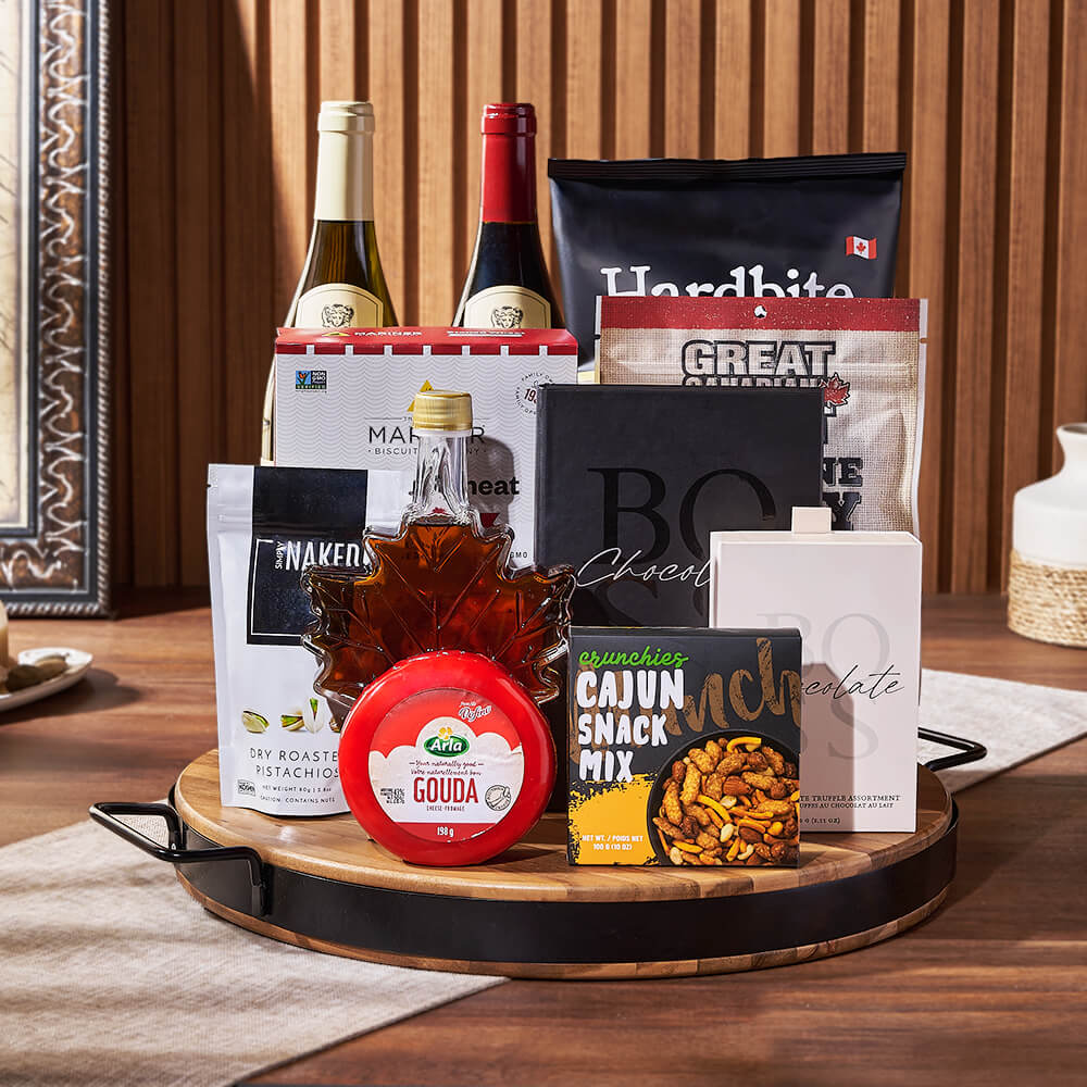Wine &amp; Cheese Platter Gift Set, wine gift, wine, cheese gift, cheese, wine duo gift, wine duo, snack gift, snack, Rhode Island Delivery