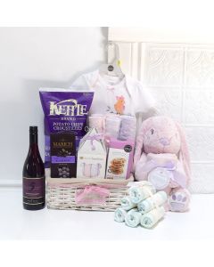 LOTS OF BABY GIRL GIFTS BASKET, baby girl gift basket, welcome home baby gifts, new parent gifts