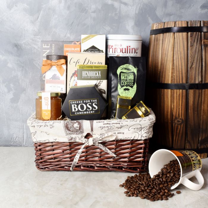 Coffee Connoisseur Gourmet Coffee Gift Basket | Basketfull Gift Baskets