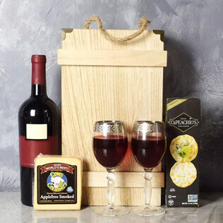 Classic Wine & Cheese Crate Manchester