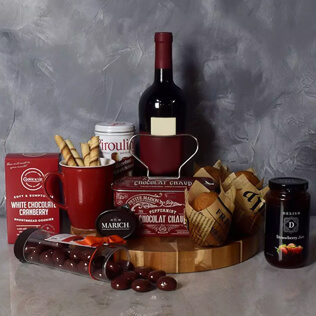 Muffin,Chocolate & Wine Delight Gift Set Rhode Island